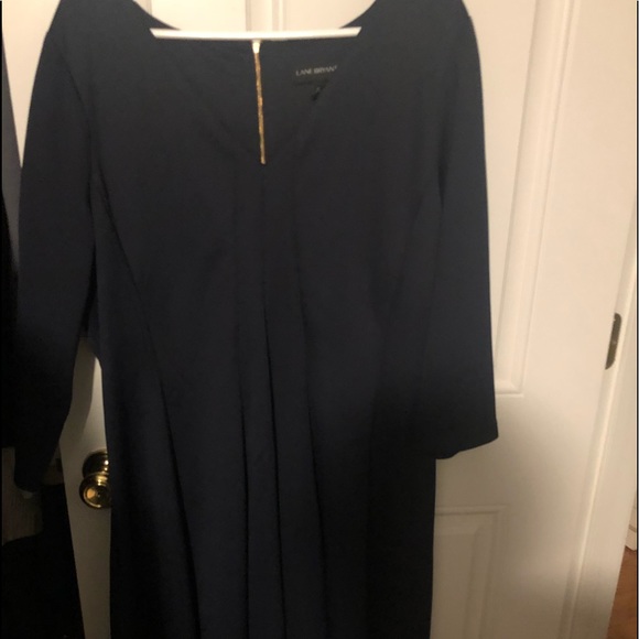 Lane Bryant Dresses & Skirts - Lane Bryant navy dress 3/4 sleeve